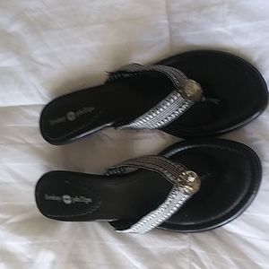 Sandal heels low Lindsay Phillips Black size size 10